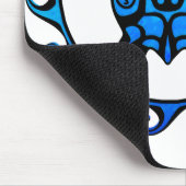 Blue Tribal Turtle Sun Muismat (Hoek)