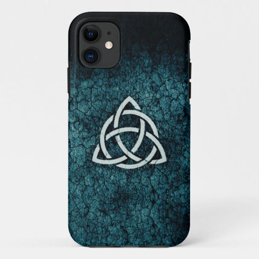 Blue Triquetra hoesje (Achterkant)