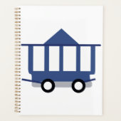 Blue Trolley Car Icon  Railway Wagon Planner (Voorkant)