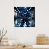 Blue Trooper Poster (Keuken)