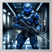 Blue Trooper Poster (Voorkant)