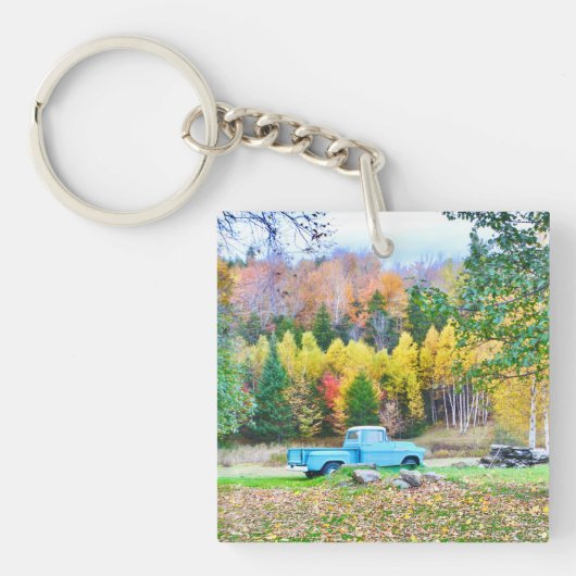  Blue Truck AcrylSleutelhanger Sleutelhanger (voorkant)