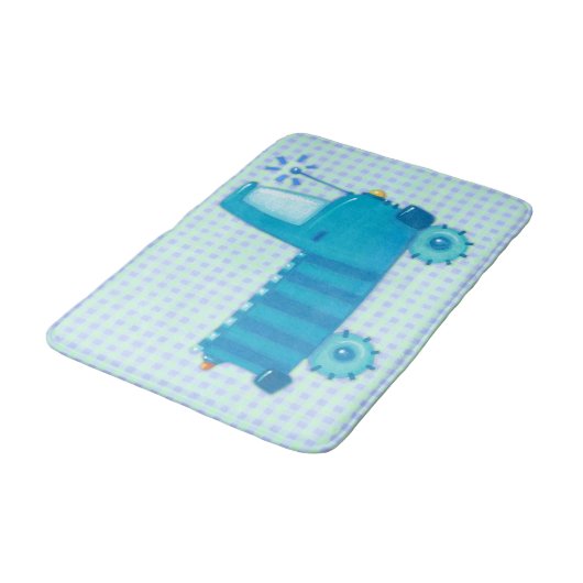 Blue Truck Badmat (Gekanteld)