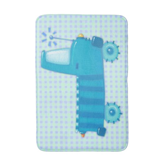 Blue Truck Badmat (Voorkant Verticaal)