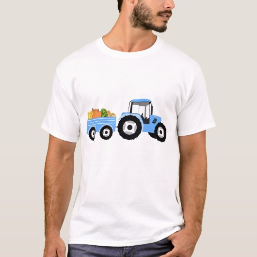 Blue Truck Boerderij Produce T-shirt (Voorkant)