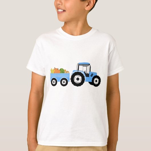 Blue Truck Boerderij Produce T-shirt (Voorkant)