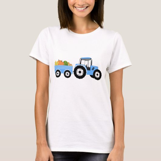 Blue Truck Boerderij Produce T-shirt (Voorkant)