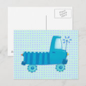 Blue Truck Briefkaart (Voorkant / Achterkant)