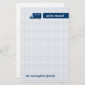 Blue Truck Briefpapier (Voorkant / Achterkant)