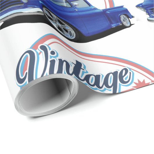  Blue Truck Cadeaupapier (Rol Hoek)