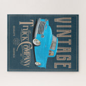 Blue Truck & Company Vintage Legpuzzel (Horizontaal)