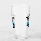 Blue  Truck Custom Beer Glass Glas (Links)