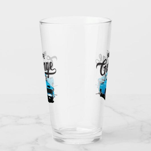 Blue Truck Custom Beer Glass Glas (Rechts)
