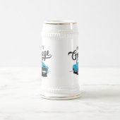 Blue  Truck Custom Beer Stein Bierpul (Center)