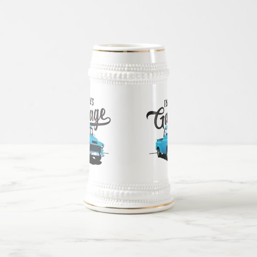 Blue Truck Custom Beer Stein Bierpul (Center)