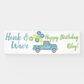  Blue Truck Drive by Birthday Party Honk Spandoek (Horizontaal)