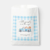 Blue Truck Een beetje pompoen Herfst Baby shower Bedankzakje (Voorkant)