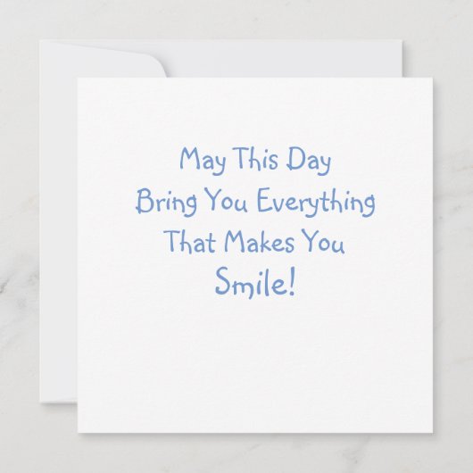  Blue Truck en Barn Birthday Flat Card Kaart (Achterkant)