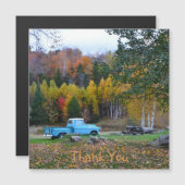  Blue Truck Hartelijk dank voor de magnetische kaa (Voorkant / Achterkant)