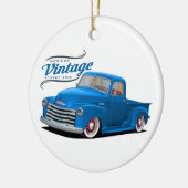  Blue Truck Keramisch Ornament (Links)