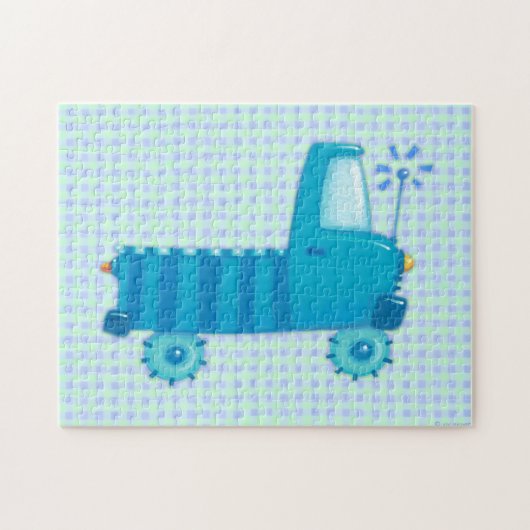 Blue Truck Legpuzzel (Horizontaal)