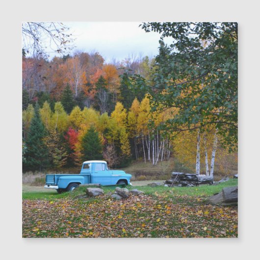  Blue Truck Magnetic Card (Voorkant)