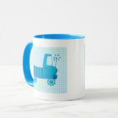 Blue Truck Mok (Voorkant links)