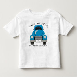 Blue Truck Personalized Shirt