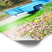  Blue Truck Photo Enlaring Foto Afdruk (Hoek)
