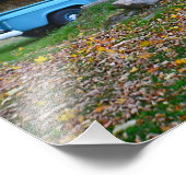  Blue Truck Photo Enlaring Foto Afdruk (Hoek)