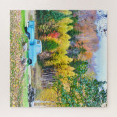  Blue Truck Puzzle Legpuzzel (Horizontaal)