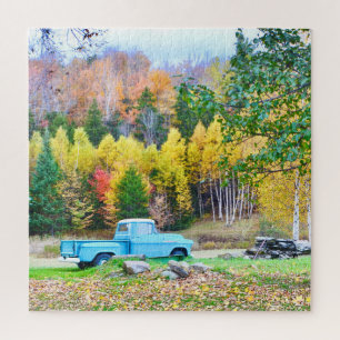 Blue Truck Puzzle Legpuzzel