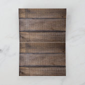  Blue Truck Rustic Barn Bedankkaart (Binnen)