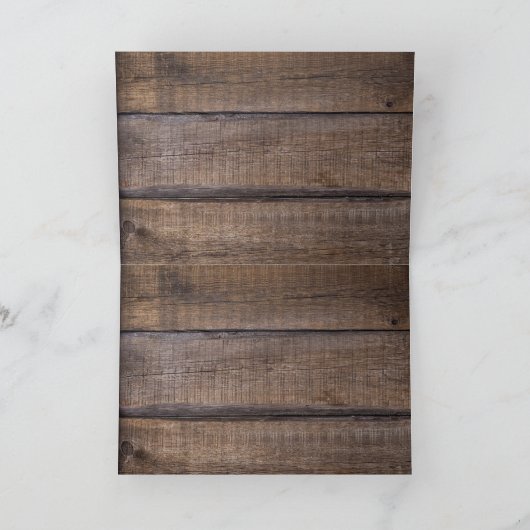  Blue Truck Rustic Barn Bedankkaart (Binnen)