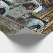  Blue Truck Rustic Barn Cadeaupapier (Hoek)