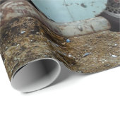  Blue Truck Rustic Barn Cadeaupapier (Rol Hoek)