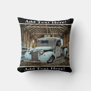 Blue Truck Rustic Barn Kussen