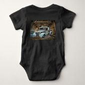 Blue Truck Rustic Barn Romper (Achterkant)