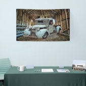 Blue Truck Rustic Barn Spandoek (Beurs)