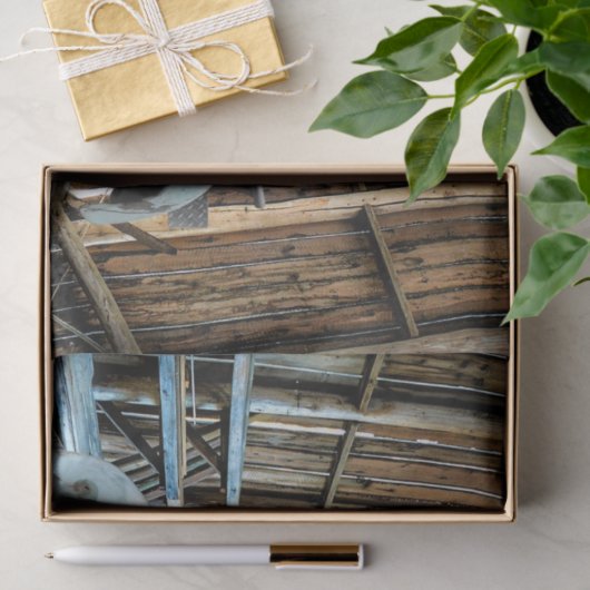  Blue Truck Rustic Barn Tissuepapier (Geschenk)