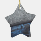 Blue Truck-schuif Keramisch Ornament (Links)