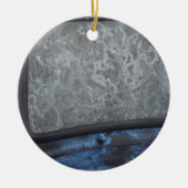 Blue Truck-schuif Keramisch Ornament (Voorkant)