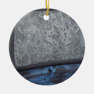 Blue Truck-schuif Keramisch Ornament