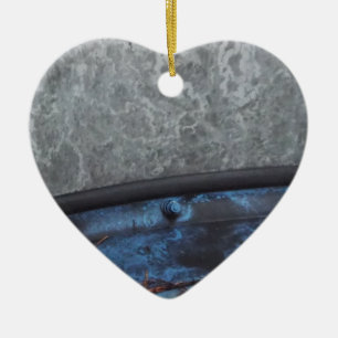 Blue Truck-schuif Keramisch Ornament