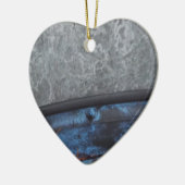 Blue Truck-schuif Keramisch Ornament (Links)