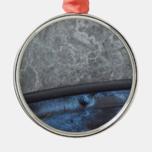 Blue Truck-schuif Metalen Ornament