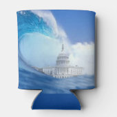 Blue Tsunami Election 2026 Blikjeskoeler (Achterkant)