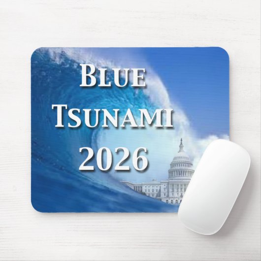 Blue Tsunami Election 2026 Muismat (Met muis)
