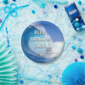 Blue Tsunami Election 2026 Papieren Bordje (Feest)