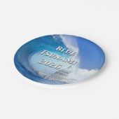 Blue Tsunami Election 2026 Papieren Bordje (Gekanteld)